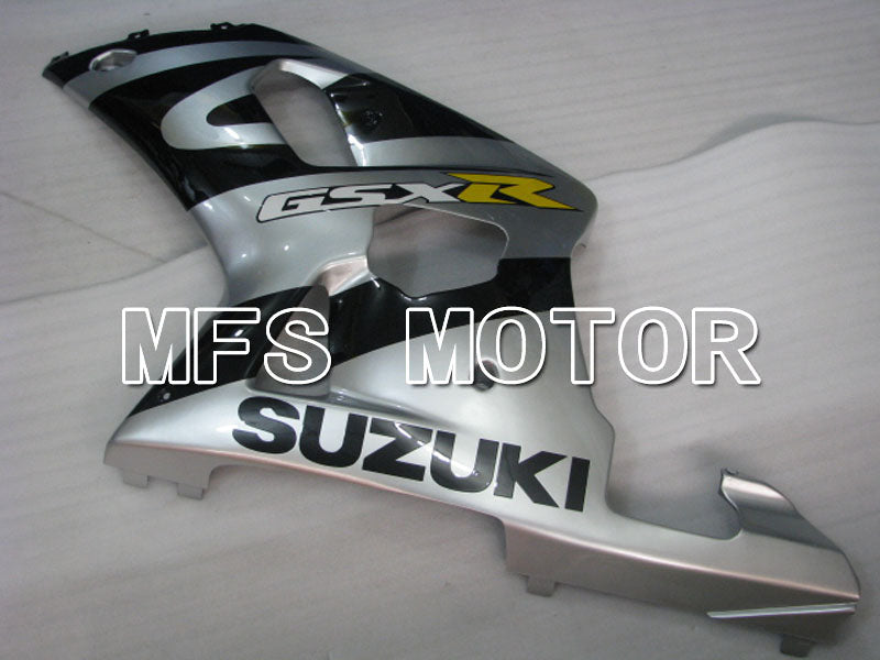 Suzuki GSXR600 2001-2003 Injection ABS Fairing - Factory Style - Black Silver - MFS2117 - Fairings Kit