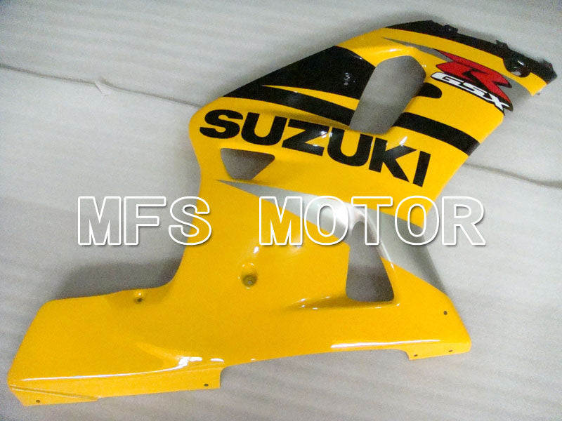 Suzuki GSXR600 2001-2003 Injection ABS Fairing - Factory Style - Black Yellow - MFS2129 - Fairings Kit