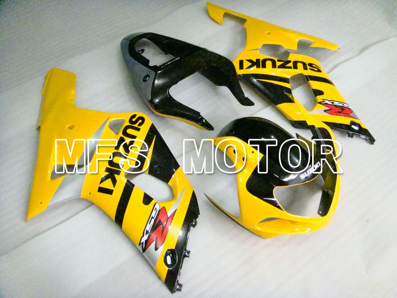 Suzuki GSXR750 2000-2003 Injection ABS Fairing - Factory Style - Black Yellow - MFS7046 - Fairings Kit