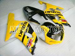 Suzuki GSXR750 2000-2003 Injection ABS Fairing - Factory Style - Black Yellow - MFS7046 - Fairings Kit