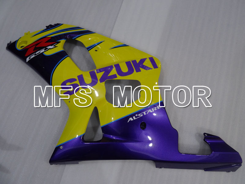 Suzuki GSXR600 2001-2003 Injection ABS Fairing - Factory Style - Yellow Purple - MFS2142 - Fairings Kit
