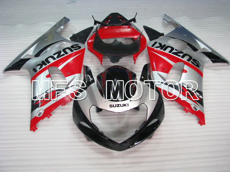 Suzuki GSXR750 2000-2003 Injection ABS Fairing - Factory Style - Black Red Silver - MFS6963 - Fairings Kit