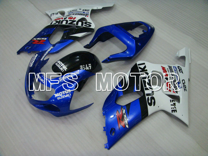 Suzuki GSXR600 2001-2003 Injection ABS Fairing - MOTUL - White Blue - MFS2155 - Fairings Kit