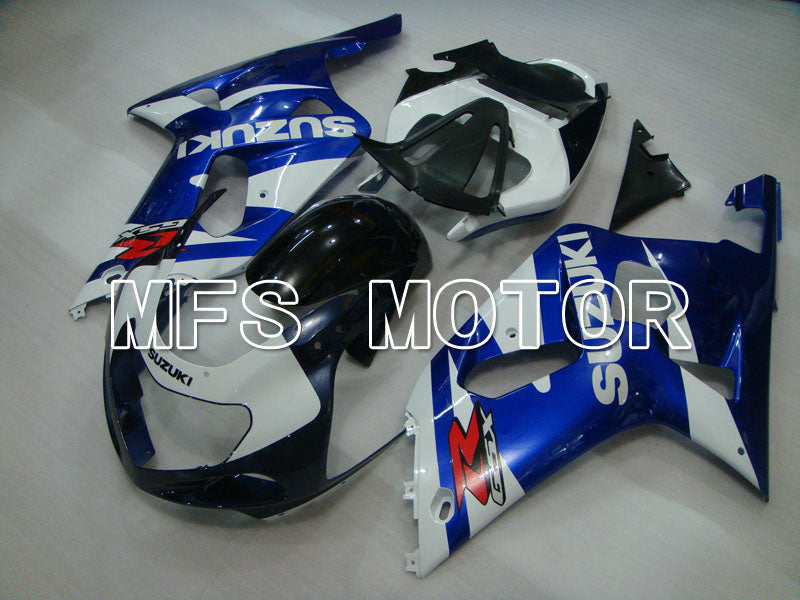 Suzuki GSXR600 2001-2003 Injection ABS Fairing - Factory Style - Black Blue White - MFS2157 - Fairings Kit