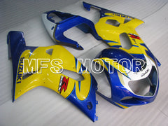 Suzuki GSXR600 2001-2003 Injection ABS Fairing - Factory Style - Yellow Blue - MFS2166 - Fairings Kit