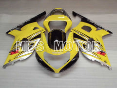 Suzuki GSXR600 2001-2003 Injection ABS Fairing - Factory Style - Black Yellow - MFS2169 - Fairings Kit