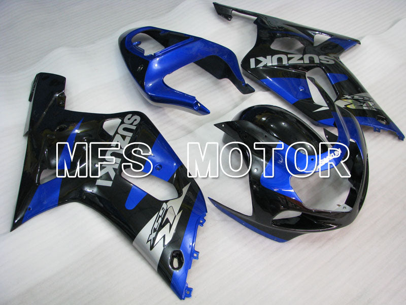 Suzuki GSXR600 2001-2003 Injection ABS Fairing - Factory Style - Black Blue - MFS2174 - Fairings Kit