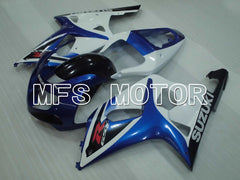 Suzuki GSXR600 2001-2003 Injection ABS Fairing - Factory Style - White Blue - MFS2176 - Fairings Kit
