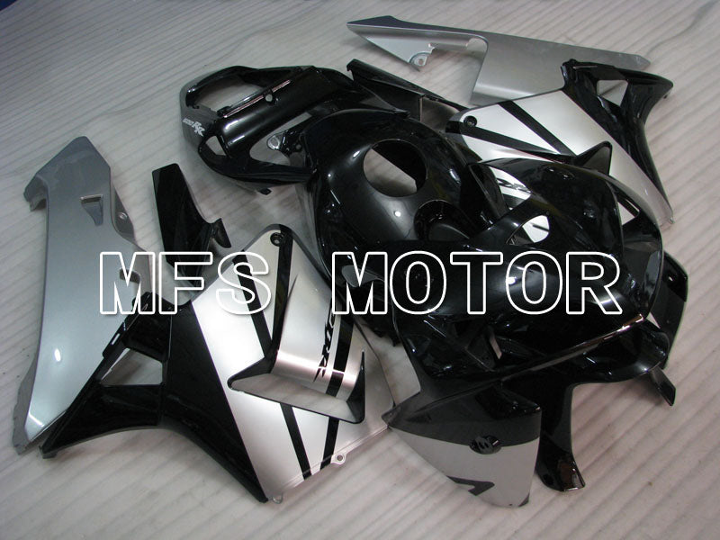 Honda CBR600RR 2005-2006 Injection ABS Fairing - Factory Style - Black Silver - MFS2187 - Fairings Kit
