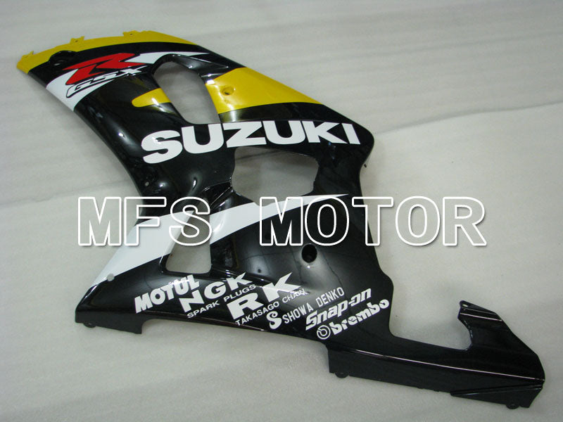 Suzuki GSXR750 2000-2003 Injection ABS Fairing - Factory Style - Black Yellow - MFS6991 - Fairings Kit