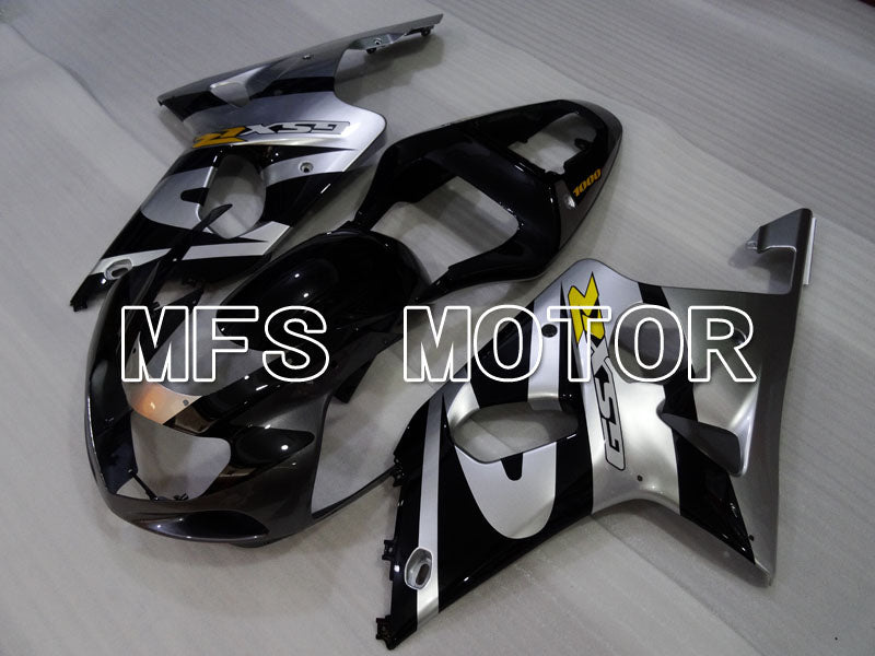 Suzuki GSXR750 2000-2003 Injection ABS Fairing - Factory Style - Black Silver - MFS6995 - Fairings Kit