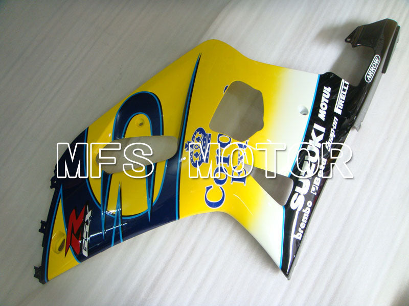 Suzuki GSXR750 2000-2003 Injection ABS Fairing - Corona - Black Yellow Blue - MFS6998 - Fairings Kit