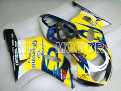 Suzuki GSXR600 2001-2003 Injection ABS Fairing - Corona - Black Yellow Blue - MFS2201 - Fairings Kit