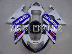 Suzuki GSXR750 2000-2003 Injection ABS Fairing - Factory Style - White Blue - MFS7003 - Fairings Kit