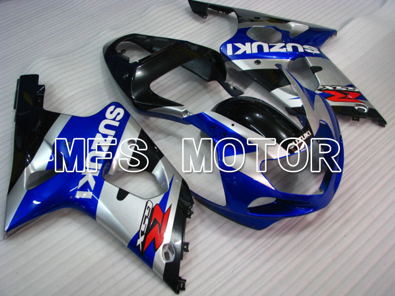 Suzuki GSXR750 2000-2003 Injection ABS Fairing - Factory Style - Black Blue Silver - MFS7010 - Fairings Kit