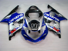 Suzuki GSXR600 2001-2003 Injection ABS Fairing - Factory Style - Black Blue Silver - MFS2219 - Fairings Kit