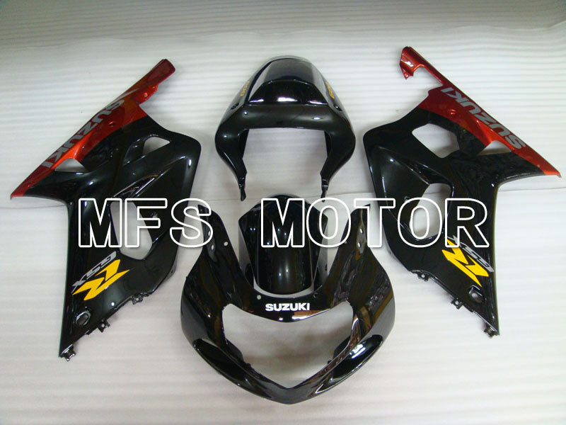 Suzuki GSXR600 2001-2003 Injection ABS Fairing - Factory Style - Black Red - MFS2224 - Fairings Kit