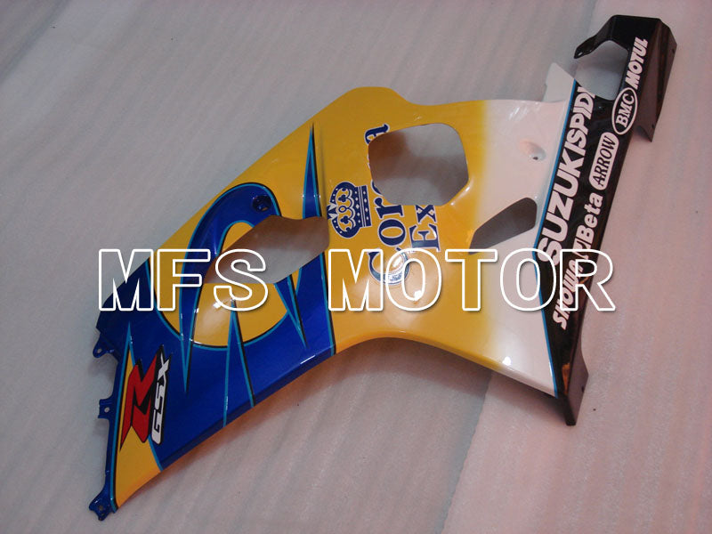 Suzuki GSXR600 GSXR750 2004-2005 Injection ABS Fairing - Corona - Blue Yellow - MFS2228 - Fairings Kit