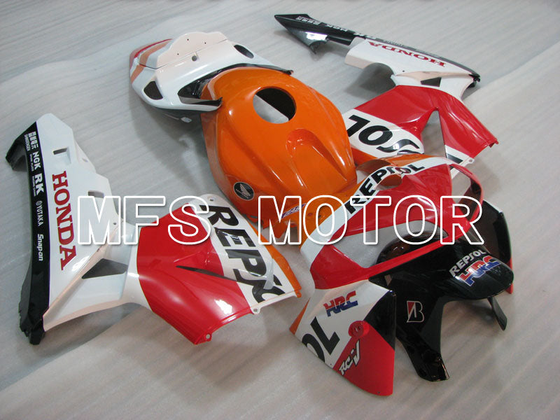 Honda CBR600RR 2005-2006 Injection ABS Fairing - Repsol - Red White Orange - MFS2231 - Fairings Kit
