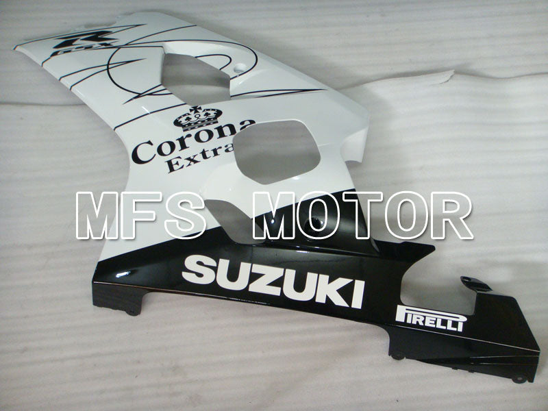 Suzuki GSXR600 GSXR750 2004-2005 Injection ABS Fairing - Corona - Black White - MFS2234 - Fairings Kit