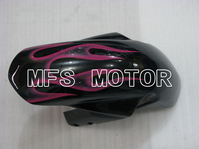 Suzuki GSXR600 GSXR750 2004-2005 Injection ABS Fairing - Flame - Black Red - MFS2239 - Fairings Kit