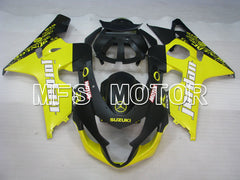 Suzuki GSXR600 GSXR750 2004-2005 Injection ABS Fairing - Jordan - Black Yellow - MFS2242 - Fairings Kit