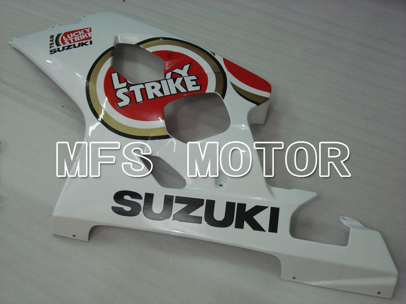 Suzuki GSXR600 GSXR750 2004-2005 Injection ABS Fairing - Luky Strike - White Red - MFS2243 - Fairings Kit