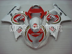 Suzuki GSXR600 GSXR750 2004-2005 Injection ABS Fairing - Luky Strike - White Red - MFS2243 - Fairings Kit