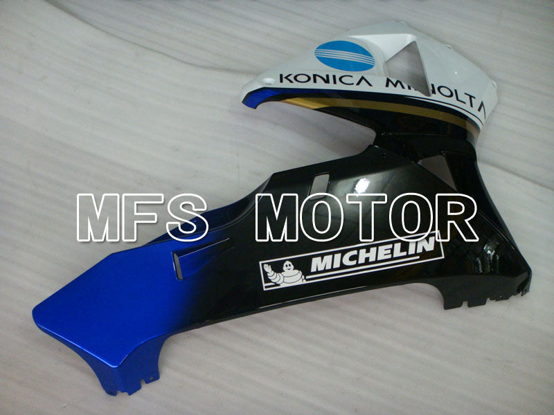 Honda CBR600RR 2005-2006 Injection ABS Fairing - Konica Minolta - Black White Blue - MFS2253 - Fairings Kit