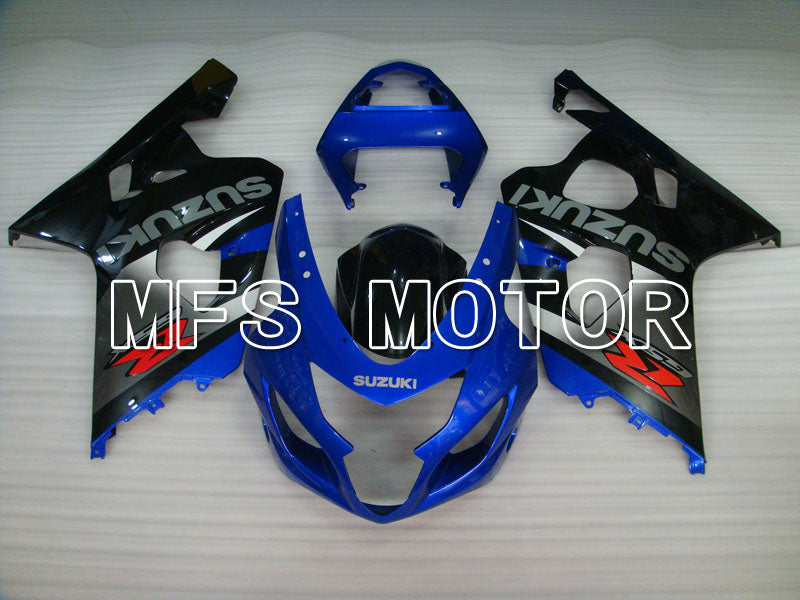 Suzuki GSXR600 GSXR750 2004-2005 Injection ABS Fairing - Factory Style - Black Blue - MFS2255 - Fairings Kit