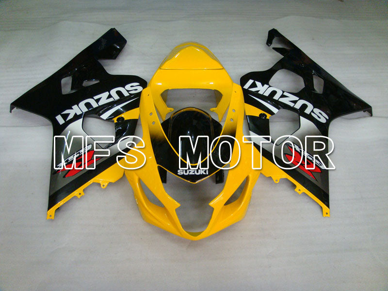 Suzuki GSXR600 GSXR750 2004-2005 Injection ABS Fairing - Factory Style - Black Yellow - MFS2263 - Fairings Kit