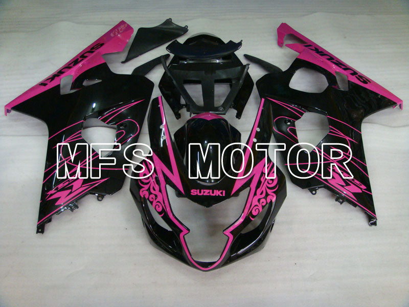 Suzuki GSXR600 GSXR750 2004-2005 Injection ABS Fairing - Factory Style - Black Pink - MFS2264 - Fairings Kit