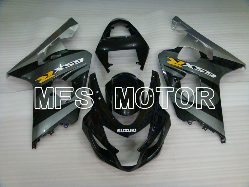 Suzuki GSXR600 GSXR750 2004-2005 Injection ABS Fairing - Factory Style - Black Gray - MFS2270 - Fairings Kit