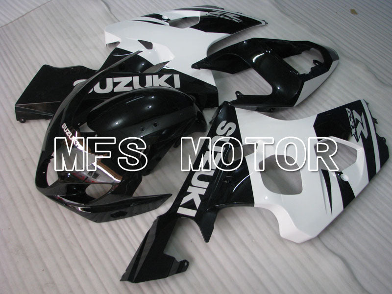Suzuki GSXR600 GSXR750 2004-2005 Injection ABS Fairing - Factory Style - Black White - MFS2275 - Fairings Kit
