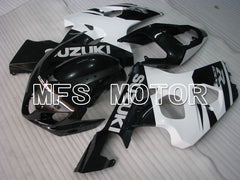Suzuki GSXR600 GSXR750 2004-2005 Injection ABS Fairing - Factory Style - Black White - MFS2275 - Fairings Kit