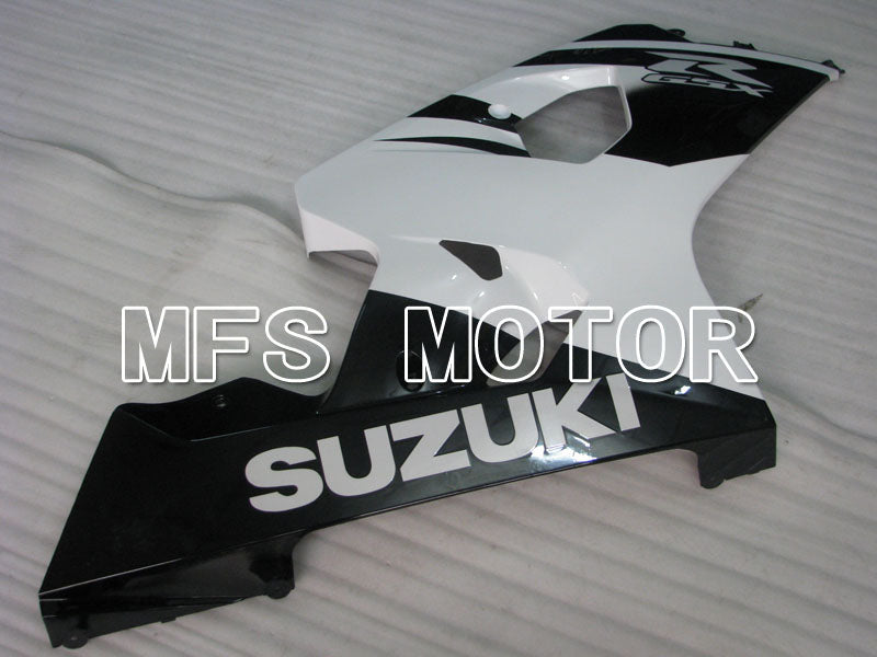 Suzuki GSXR600 GSXR750 2004-2005 Injection ABS Fairing - Factory Style - Black White - MFS2275 - Fairings Kit