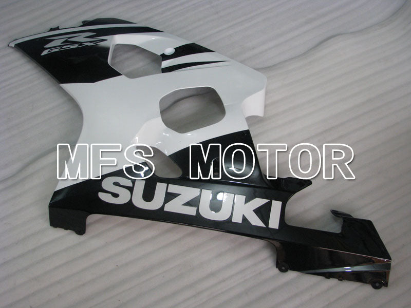 Suzuki GSXR600 GSXR750 2004-2005 Injection ABS Fairing - Factory Style - Black White - MFS2275 - Fairings Kit