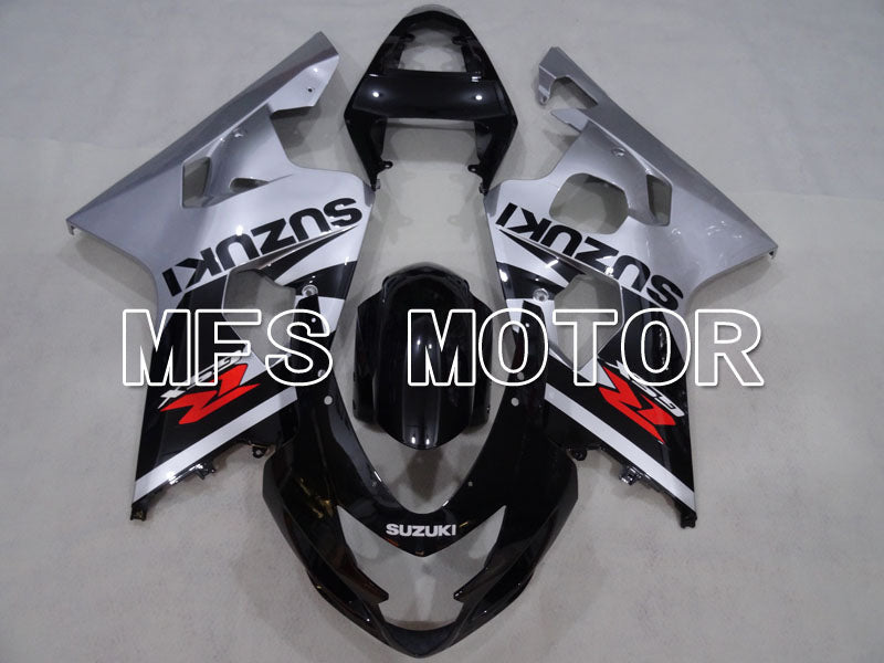 Suzuki GSXR600 GSXR750 2004-2005 Injection ABS Fairing - Factory Style - Black Silver - MFS2285 - Fairings Kit