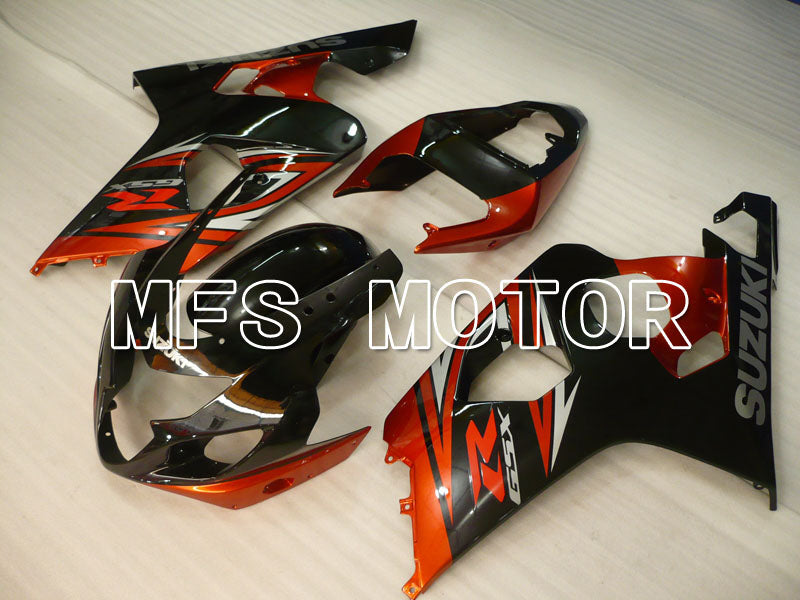 Suzuki GSXR600 GSXR750 2004-2005 Injection ABS Fairing - Factory Style - Black Red - MFS2291 - Fairings Kit
