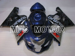 Suzuki GSXR600 GSXR750 2004-2005 Injection ABS Fairing - Factory Style - Black Blue - MFS2302 - Fairings Kit