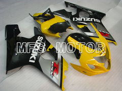 Suzuki GSXR600 GSXR750 2004-2005 Injection ABS Fairing - Factory Style - Black Yellow - MFS2311 - Fairings Kit