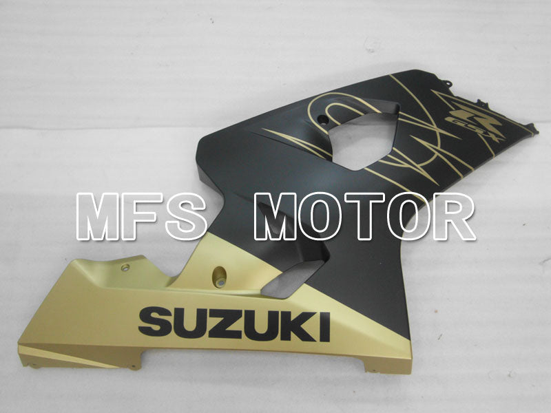 Suzuki GSXR600 GSXR750 2004-2005 Injection ABS Fairing - Factory Style - Black Gold Matte - MFS2313 - Fairings Kit