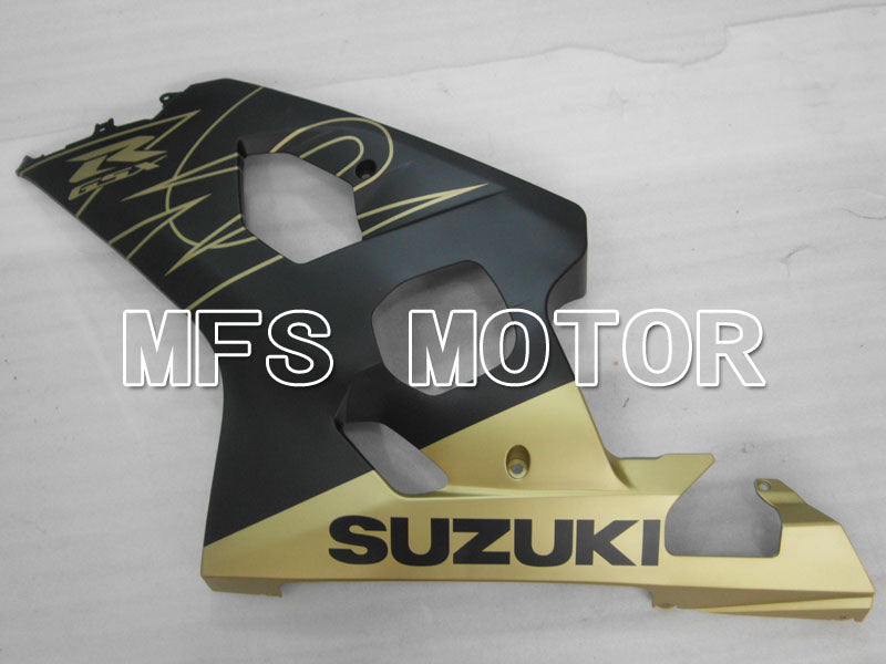 Suzuki GSXR600 GSXR750 2004-2005 Injection ABS Fairing - Factory Style - Black Gold Matte - MFS2313 - Fairings Kit