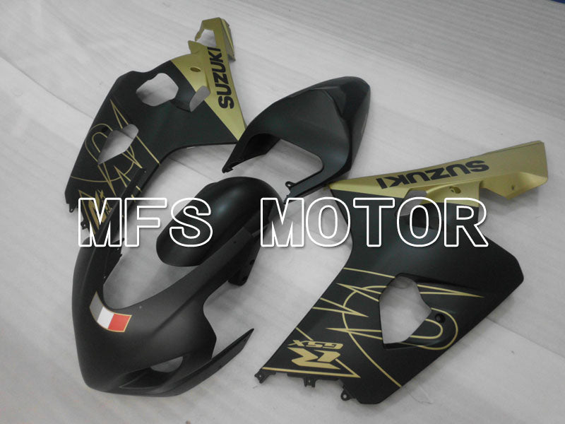 Suzuki GSXR600 GSXR750 2004-2005 Injection ABS Fairing - Factory Style - Black Gold Matte - MFS2313 - Fairings Kit