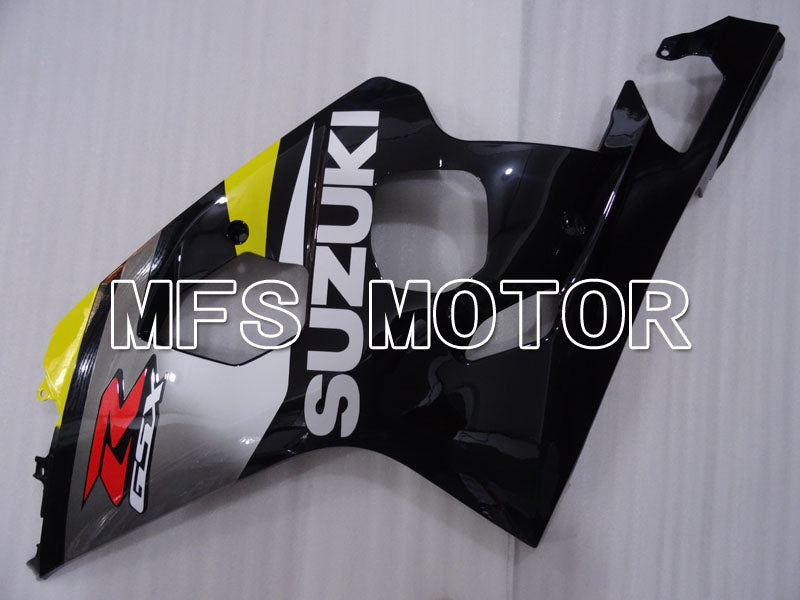 Suzuki GSXR600 GSXR750 2004-2005 Injection ABS Fairing - Factory Style - Black Yellow - MFS2314 - Fairings Kit