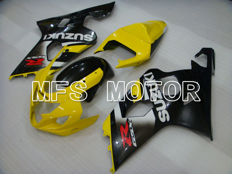 Suzuki GSXR600 GSXR750 2004-2005 Injection ABS Fairing - Factory Style - Black Yellow - MFS2315 - Fairings Kit
