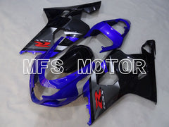 Suzuki GSXR600 GSXR750 2004-2005 Injection ABS Fairing - Factory Style - Black Blue - MFS2317 - Fairings Kit