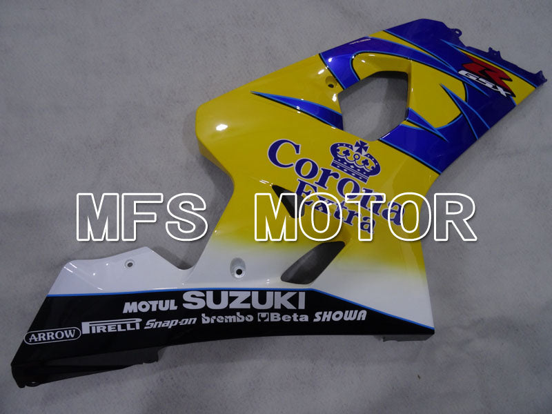 Suzuki GSXR600 GSXR750 2004-2005 Injection ABS Fairing - Corona - Blue Yellow - MFS2318 - Fairings Kit