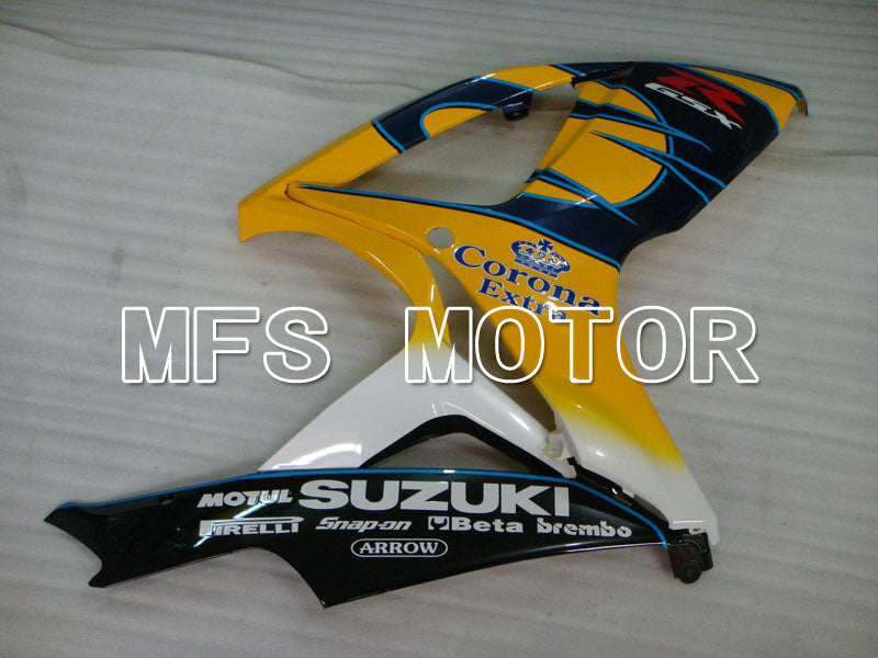 Suzuki GSXR600 GSXR750 2006-2007 Injection ABS Fairing - Corona - Blue Yellow - MFS2324 - Fairings Kit