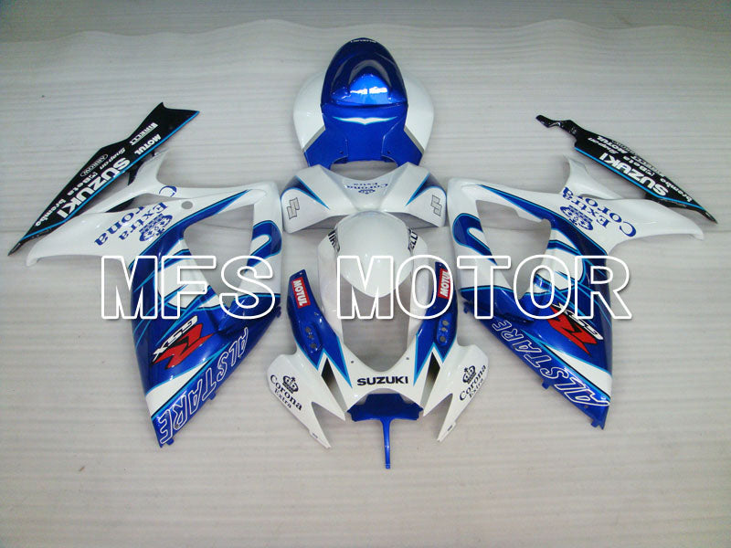 Suzuki GSXR600 GSXR750 2006-2007 Injection ABS Fairing - Corona - Blue White - MFS2329 - Fairings Kit